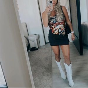 Vintage race car tee dress